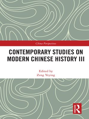 cover image of Contemporary Studies on Modern Chinese History III